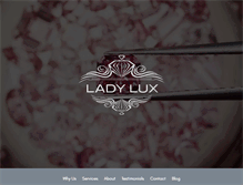 Tablet Screenshot of ladylux.com.au