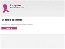 Tablet Screenshot of ladylux.lv